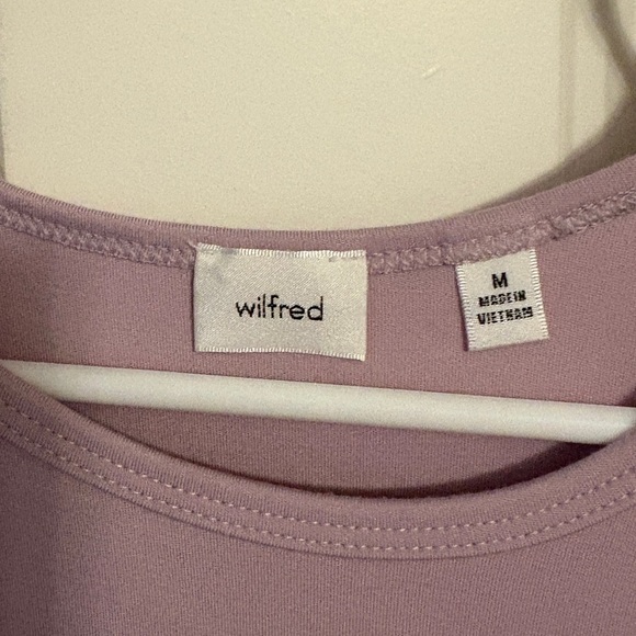 Aritzia Wilfred Fortune Maxi lilac dress size Medium - Picture 2 of 9
